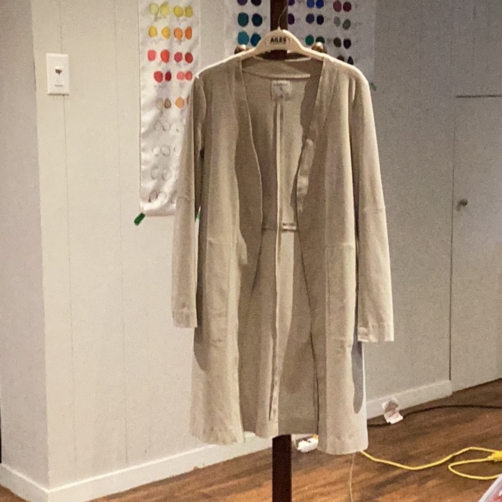 Sandwich, faux suede jacket
